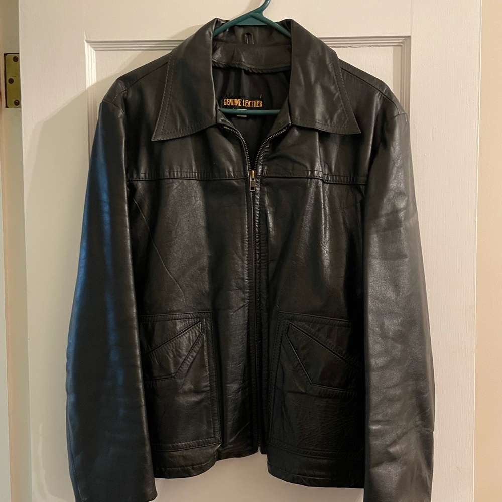 Men’s Black Leather Jacket